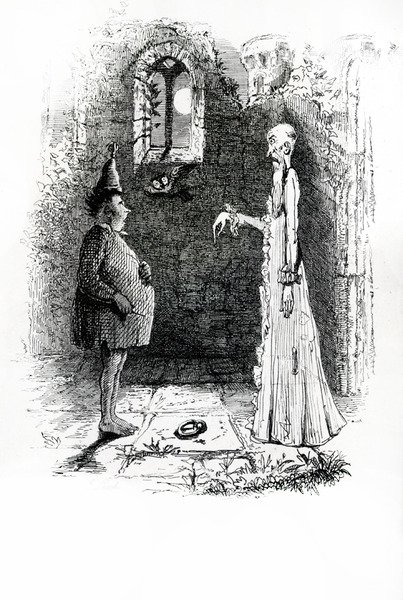 Le Fantôme (gravure) - John (after) Leech
