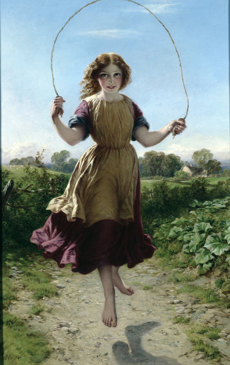 Fille sautant à la corde, 1863 - John Adam P. Houston