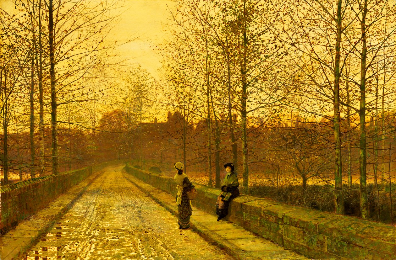 Dans le crépuscule doré, 1883 - John Atkinson Grimshaw