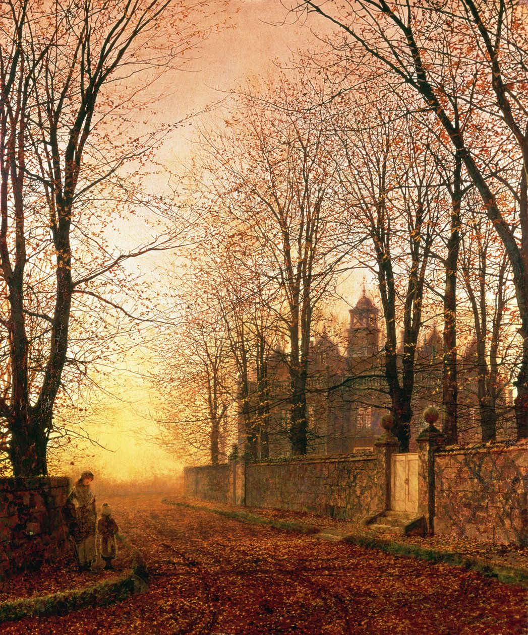 Au bon vieux temps, c.1870 - John Atkinson Grimshaw