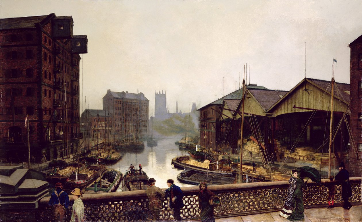 Pont de Leeds - John Atkinson Grimshaw
