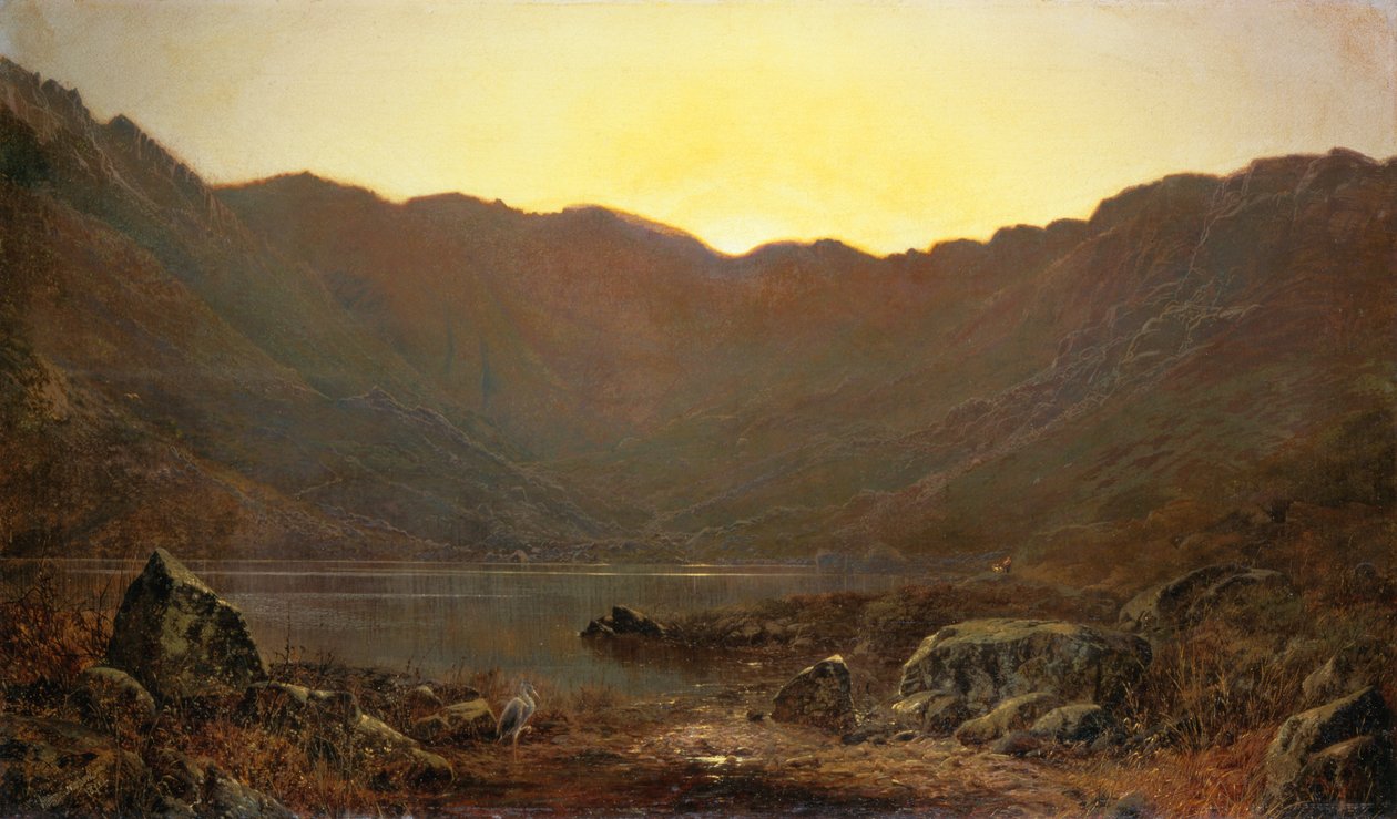 Le repaire du héron - John Atkinson Grimshaw