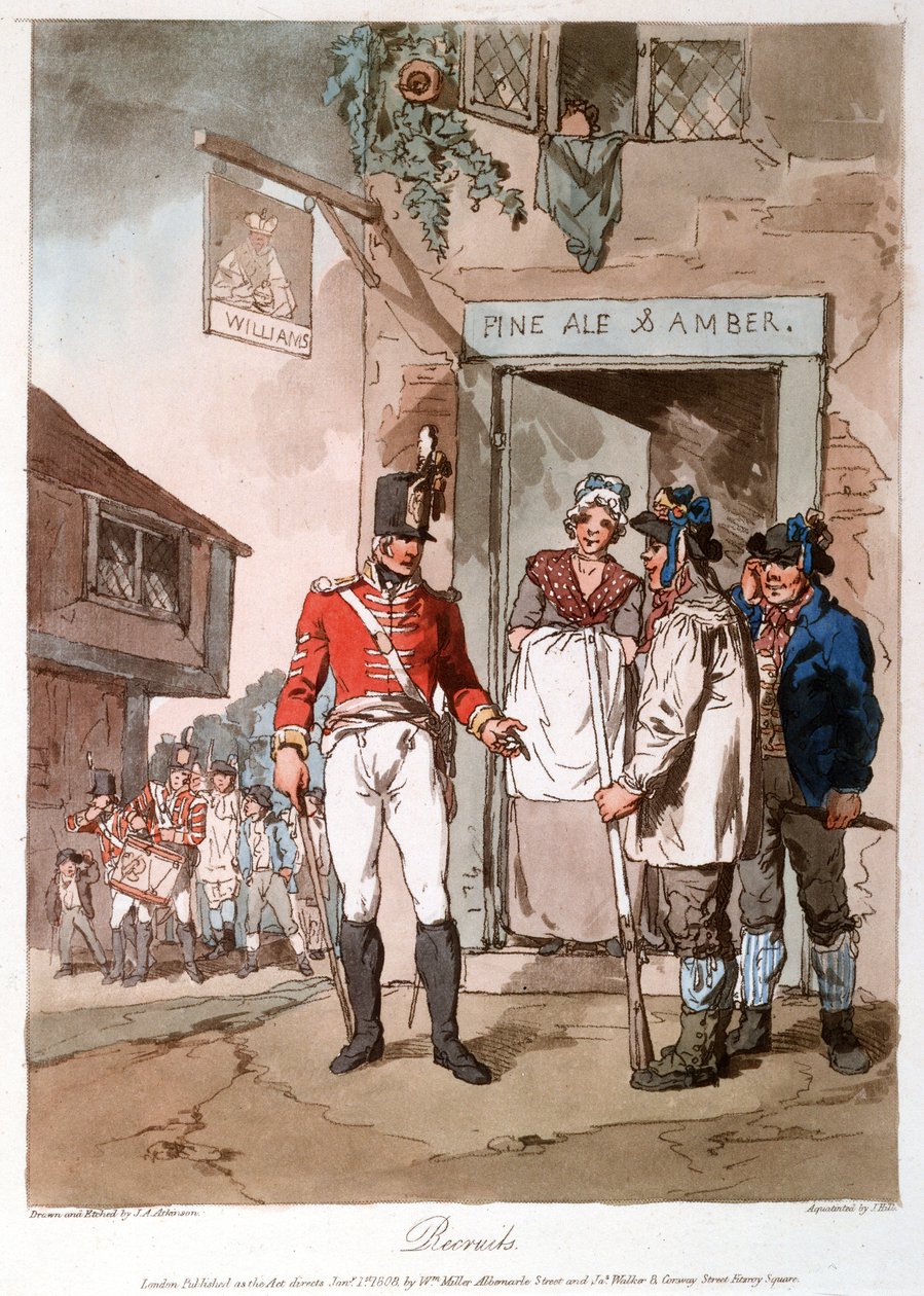 Recrues - John Augustus (after) Atkinson