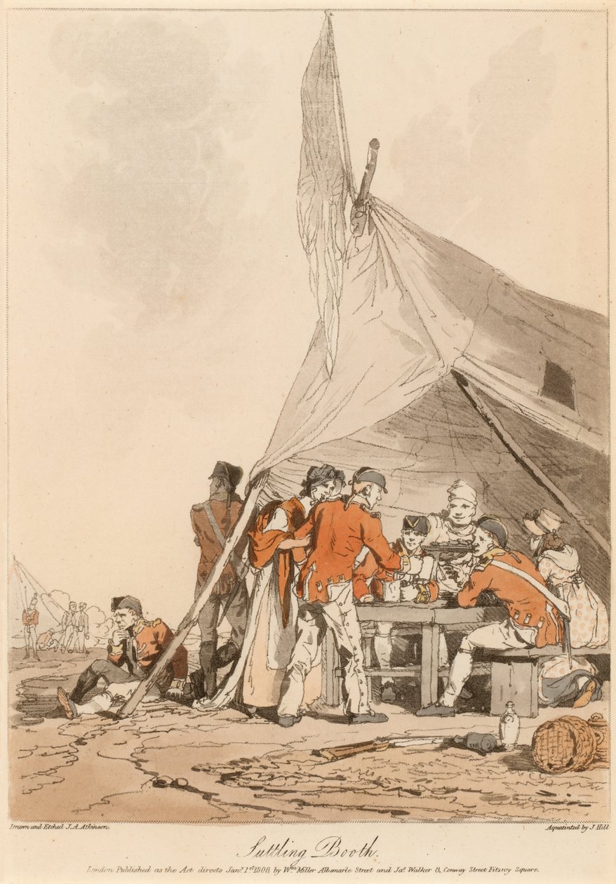 Buvette, vers 1808 - John Augustus Atkinson