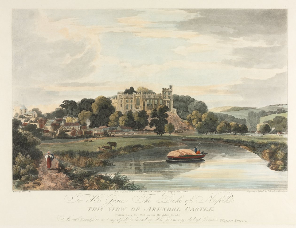 Vue du château d