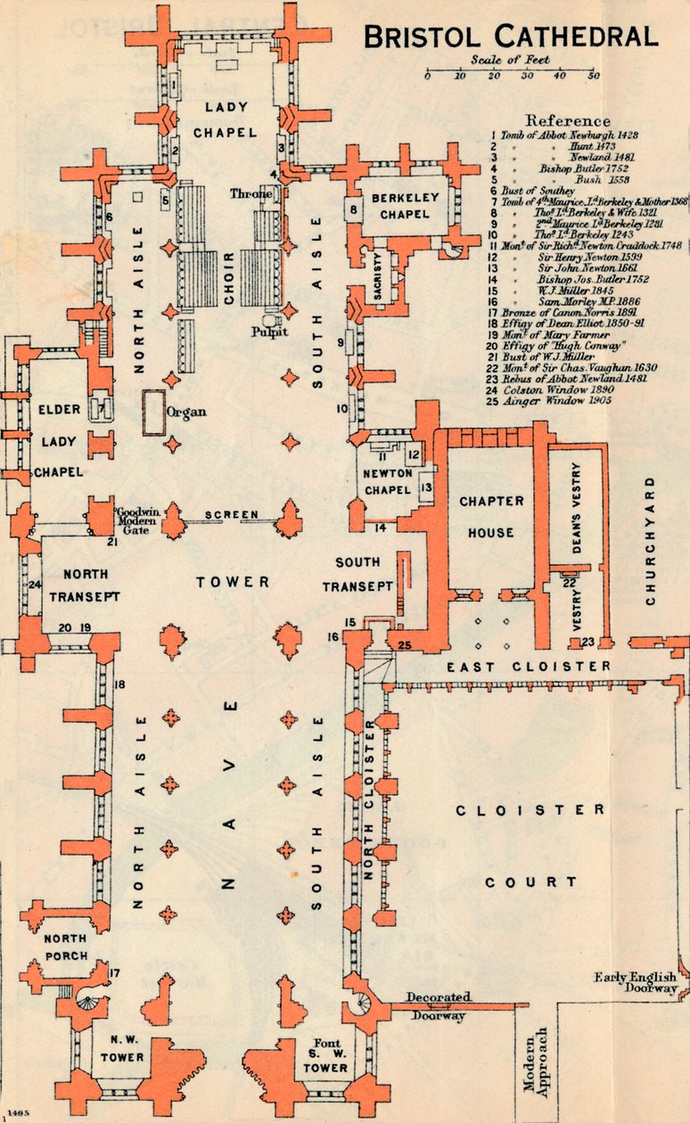 Cathédrale de Bristol, 20e siècle - John Bartholomew