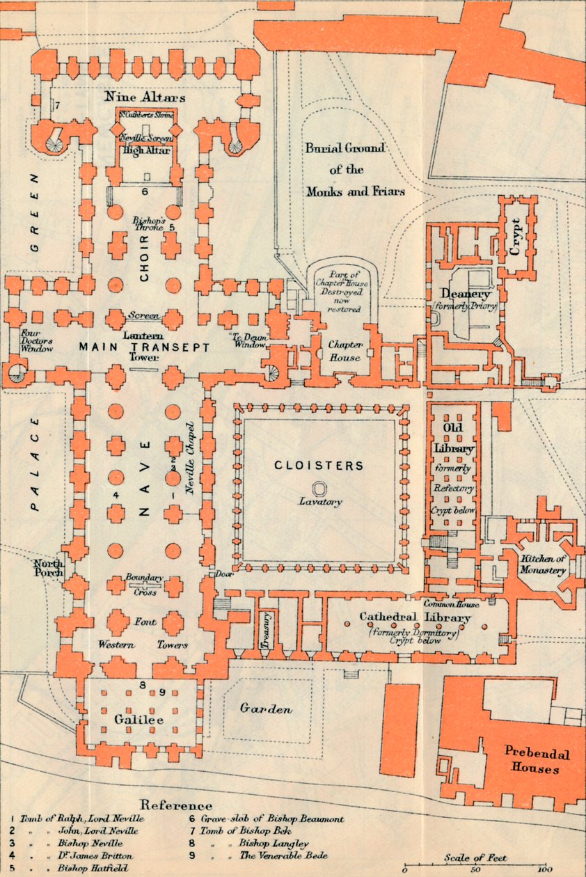Cathédrale de Durham, 20e siècle - John Bartholomew
