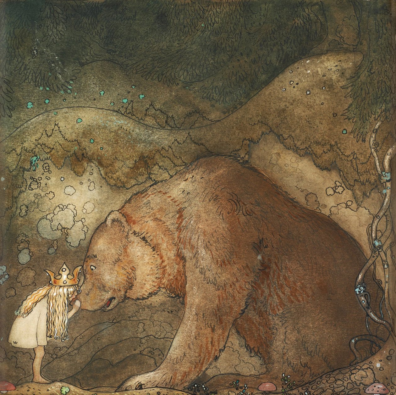Pauvre petit ours!, 1912 - John Bauer