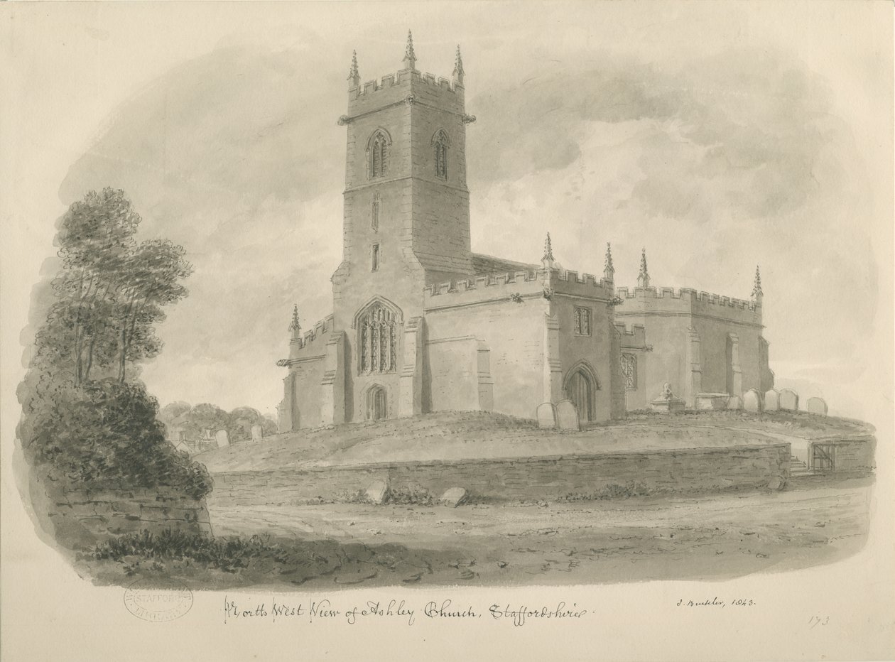 Église Ashley - John Buckler