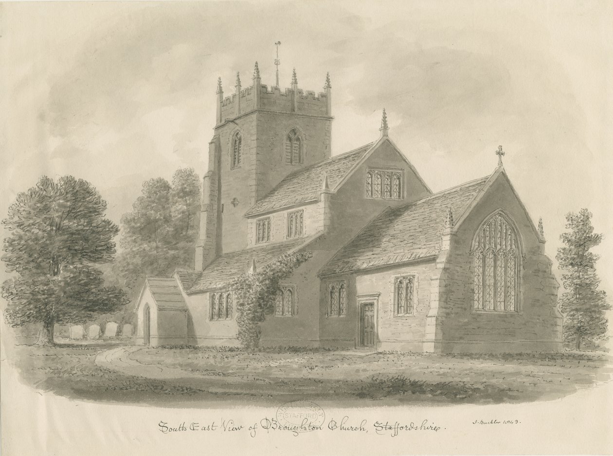 Église de Broughton - John Buckler