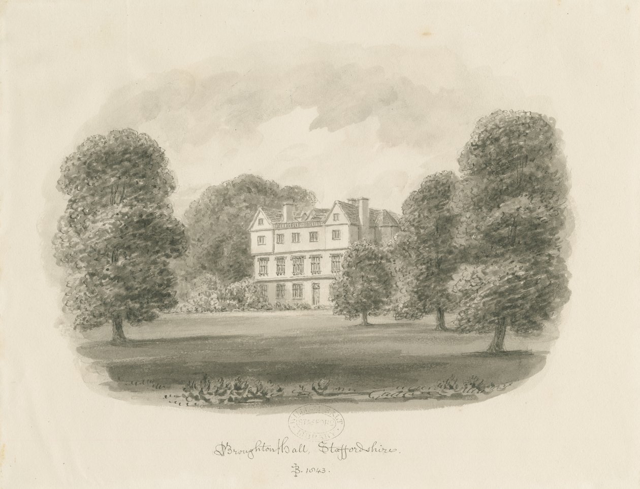 Broughton Hall - John Buckler