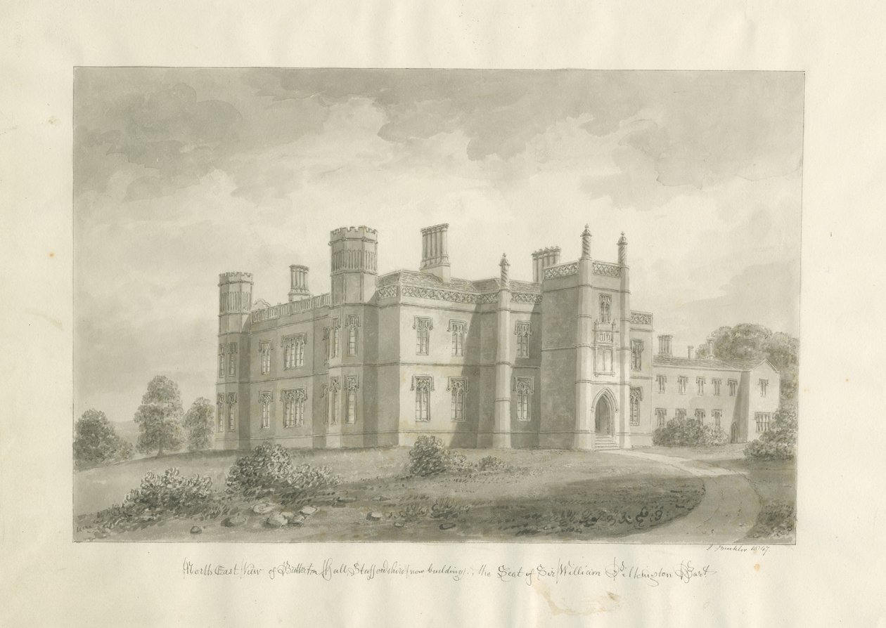 Butterton Hall - John Buckler