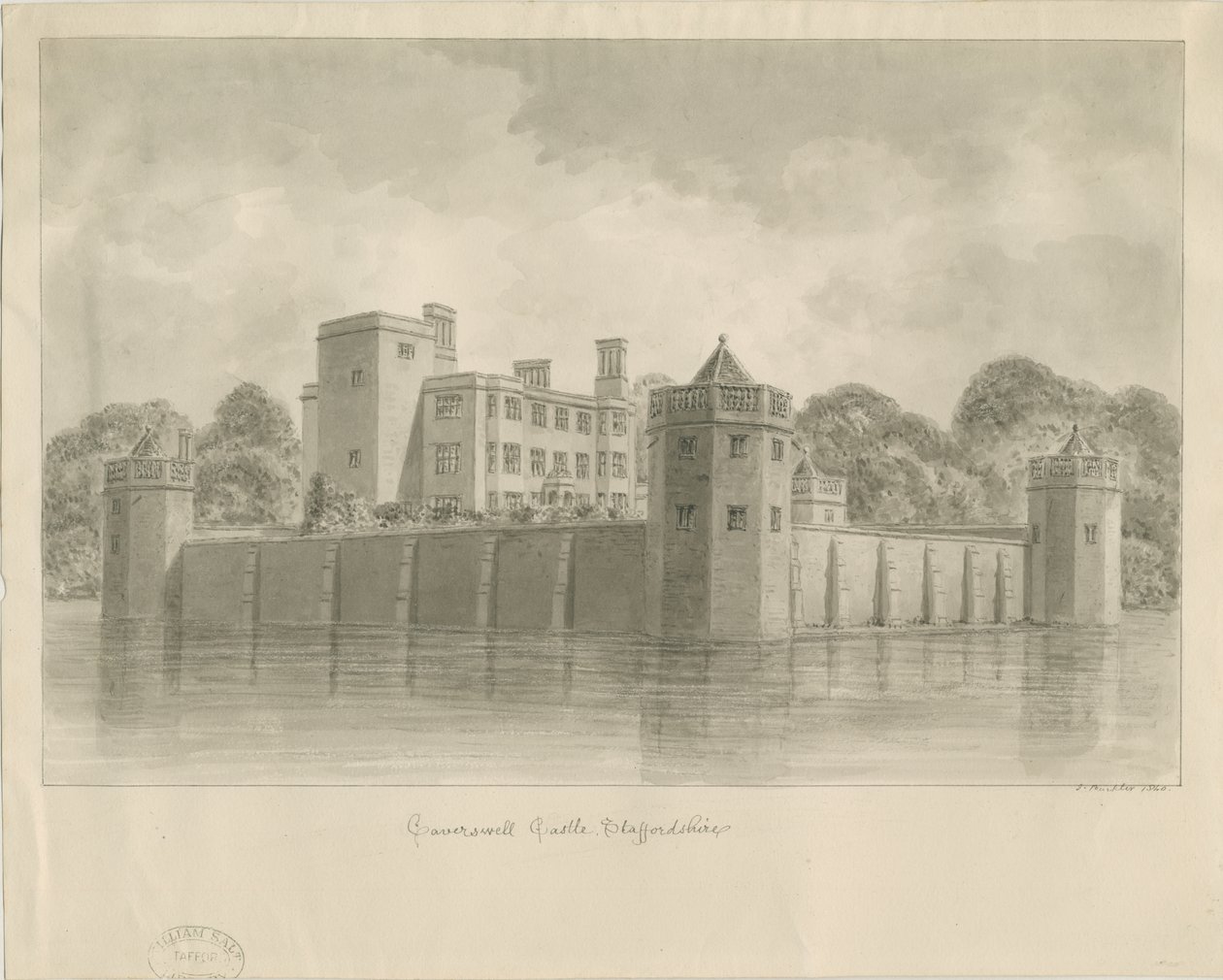 Château de Caverswall - John Buckler