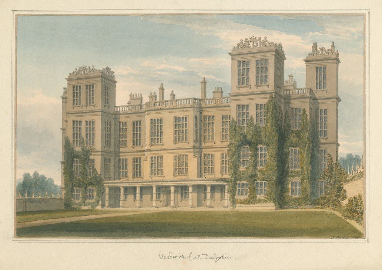Derbyshire - Hardwick Hall [Nouveau] - John Buckler