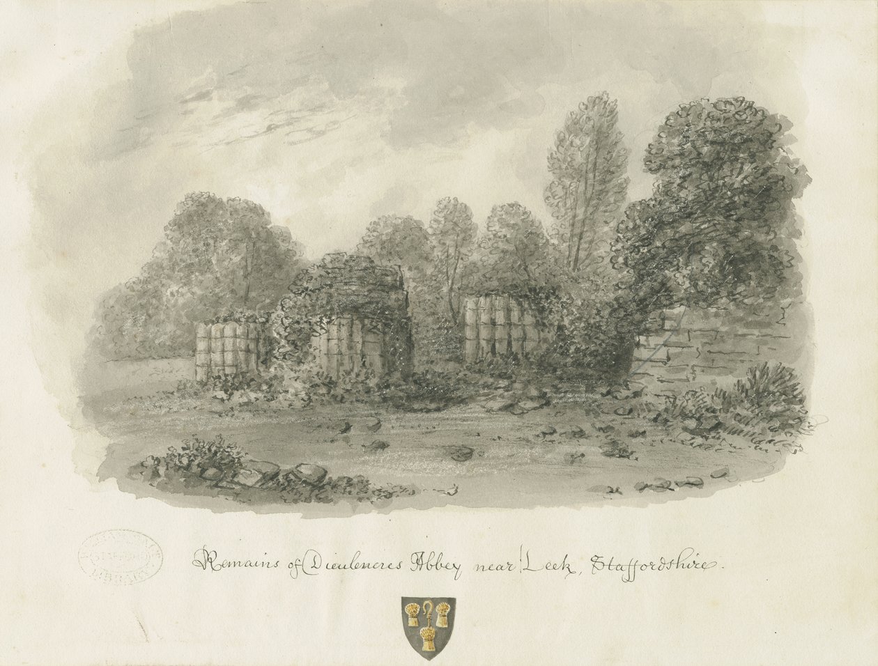 Abbaye de Dieulacres - John Buckler