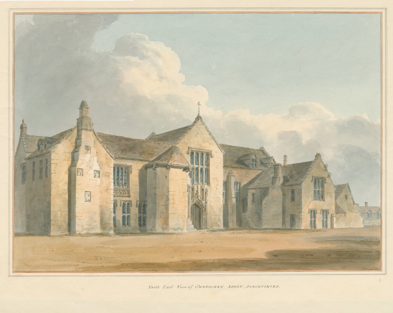 Dorset - Abbaye de Sherborne, 1802 - John Buckler