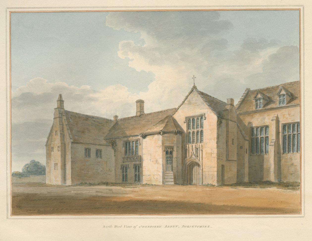 Dorset - Abbaye de Sherborne, 1802 - John Buckler