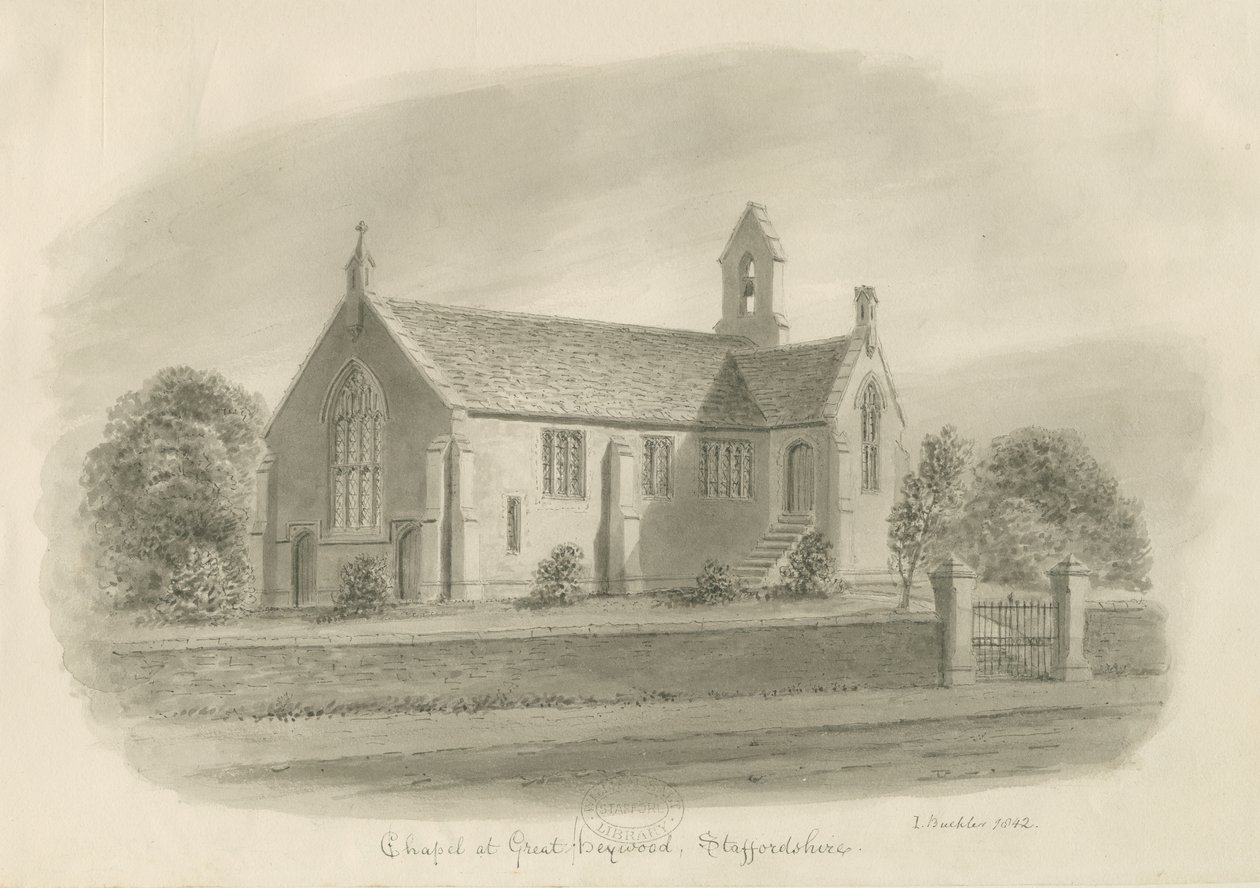 Chapelle de Great Haywood - John Buckler
