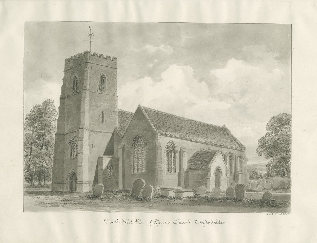Église de Kinver - John Buckler