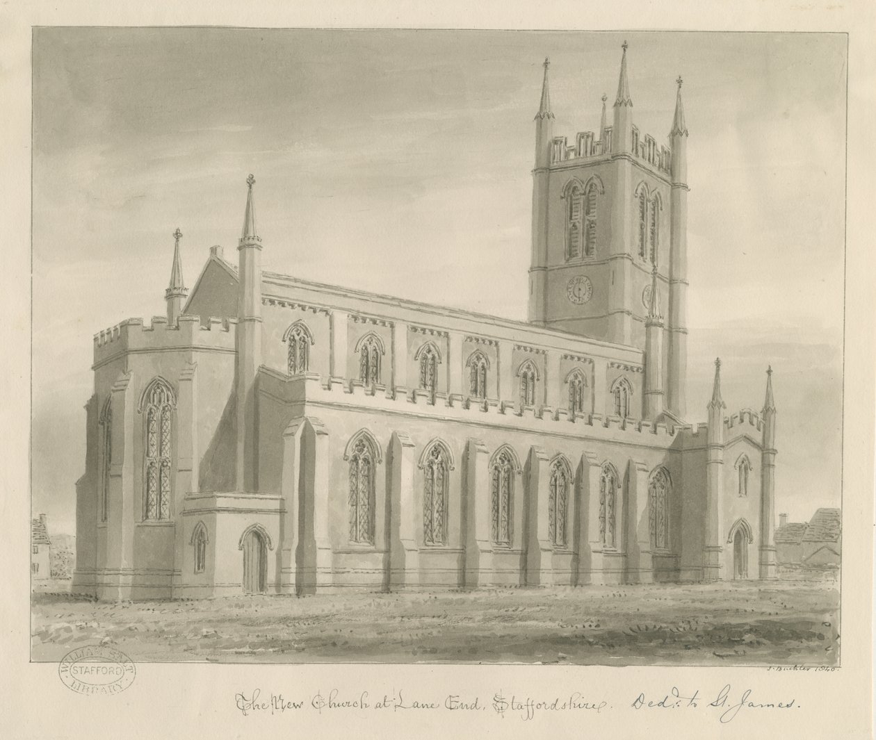 Lane End - Nouvelle Église - John Buckler