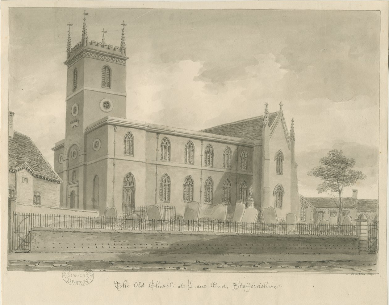 Église de Lane End - John Buckler