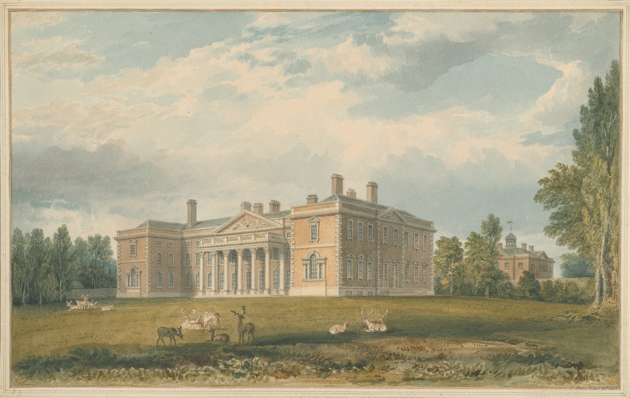 Leicestershire - Gopsall House, 1820 - John Buckler