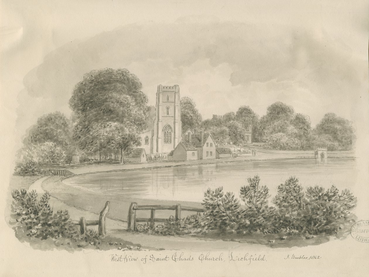 Lichfield - Église Saint-Chad - John Buckler