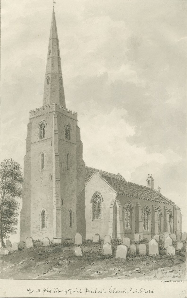 Lichfield - Église Saint-Michel - John Buckler