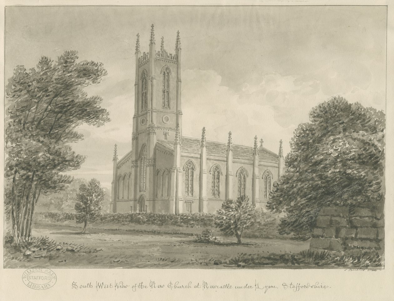 Newcastle-under-Lyme - "Saint-Georges" - John Buckler