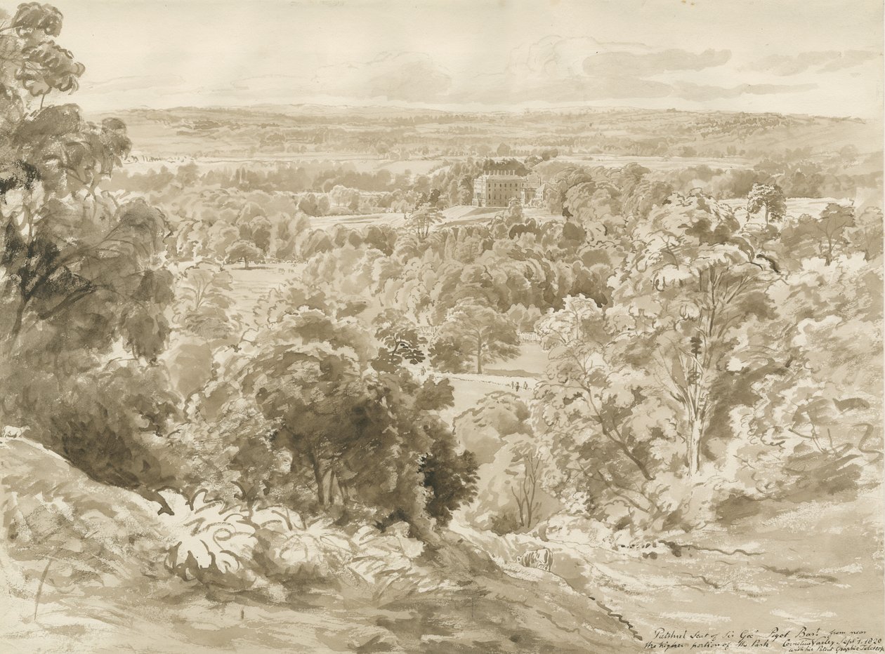 Maison et parc de Patshull - John Buckler