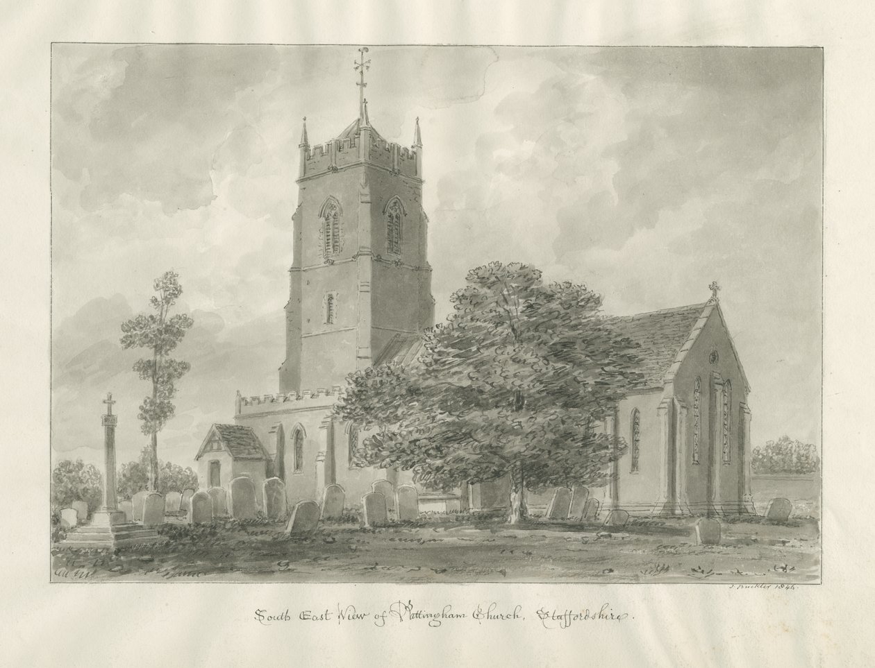 Église de Pattingham - John Buckler