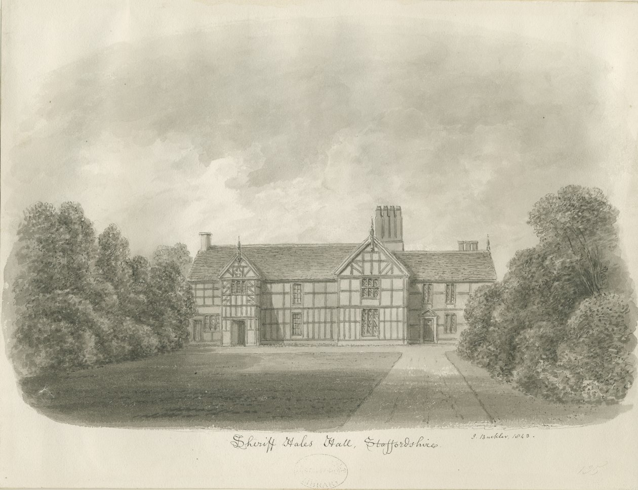 Sheriffhales Hall - John Buckler
