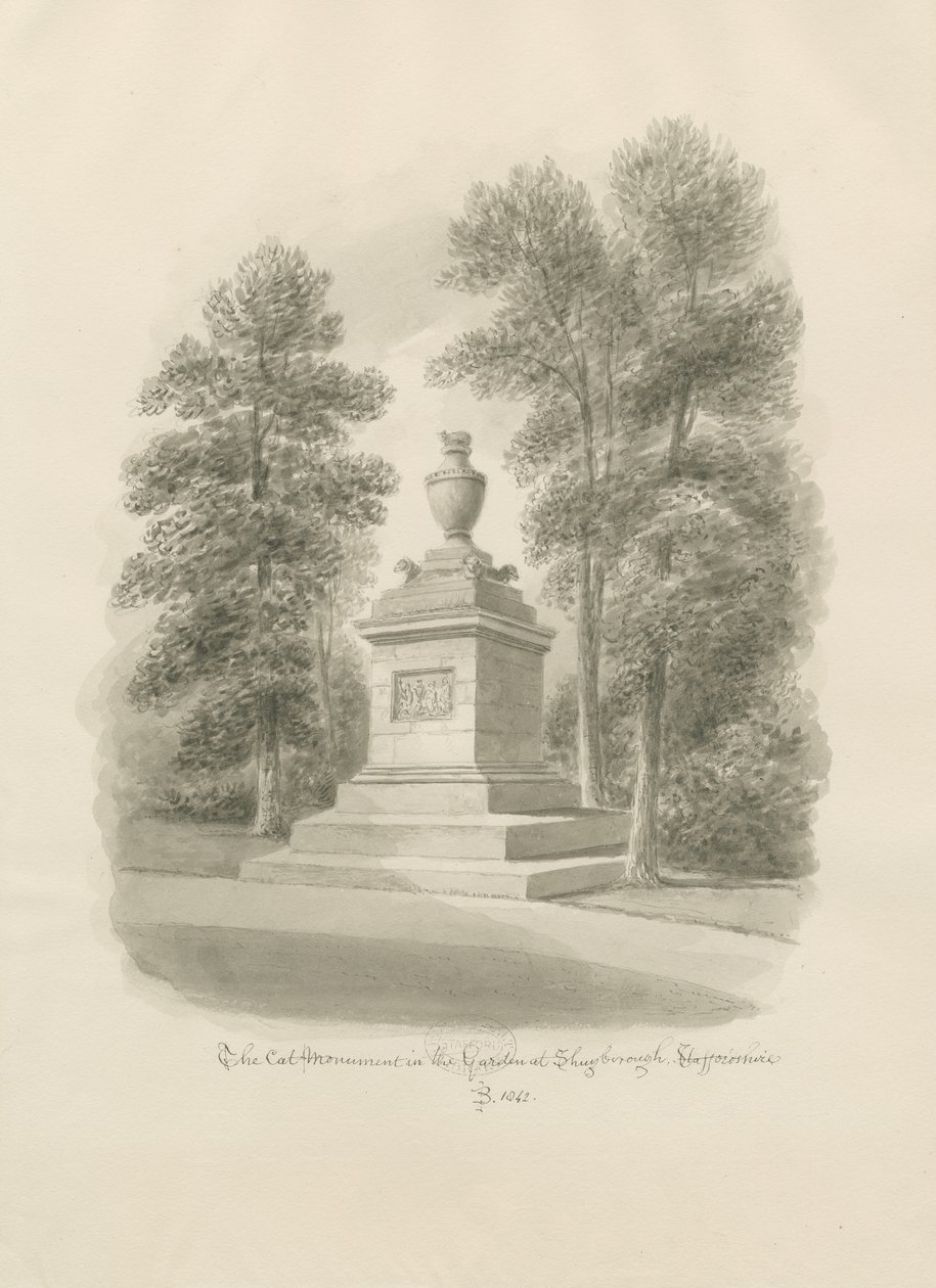 Shugborough - Monument du chat - John Buckler