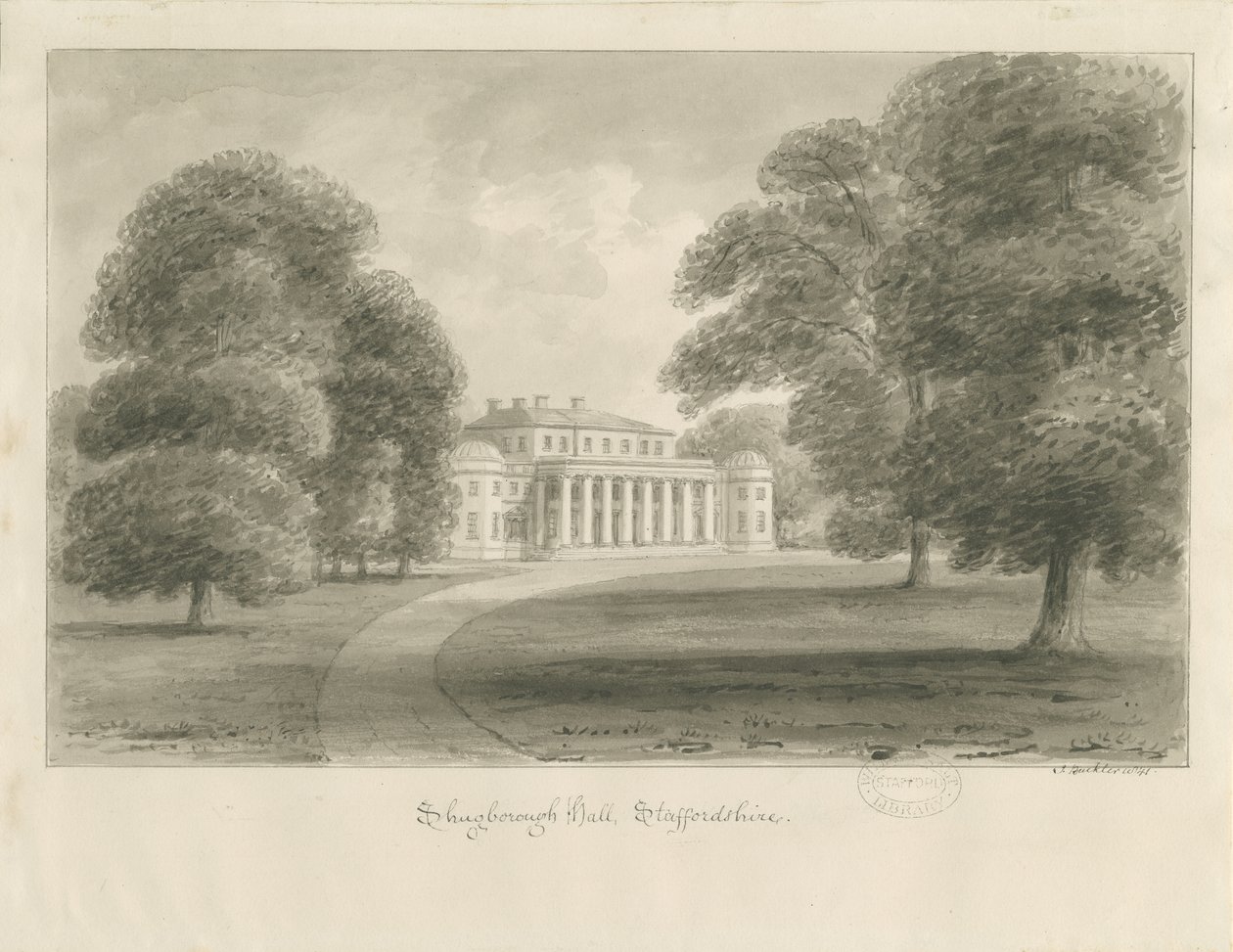 Shugborough Hall - John Buckler