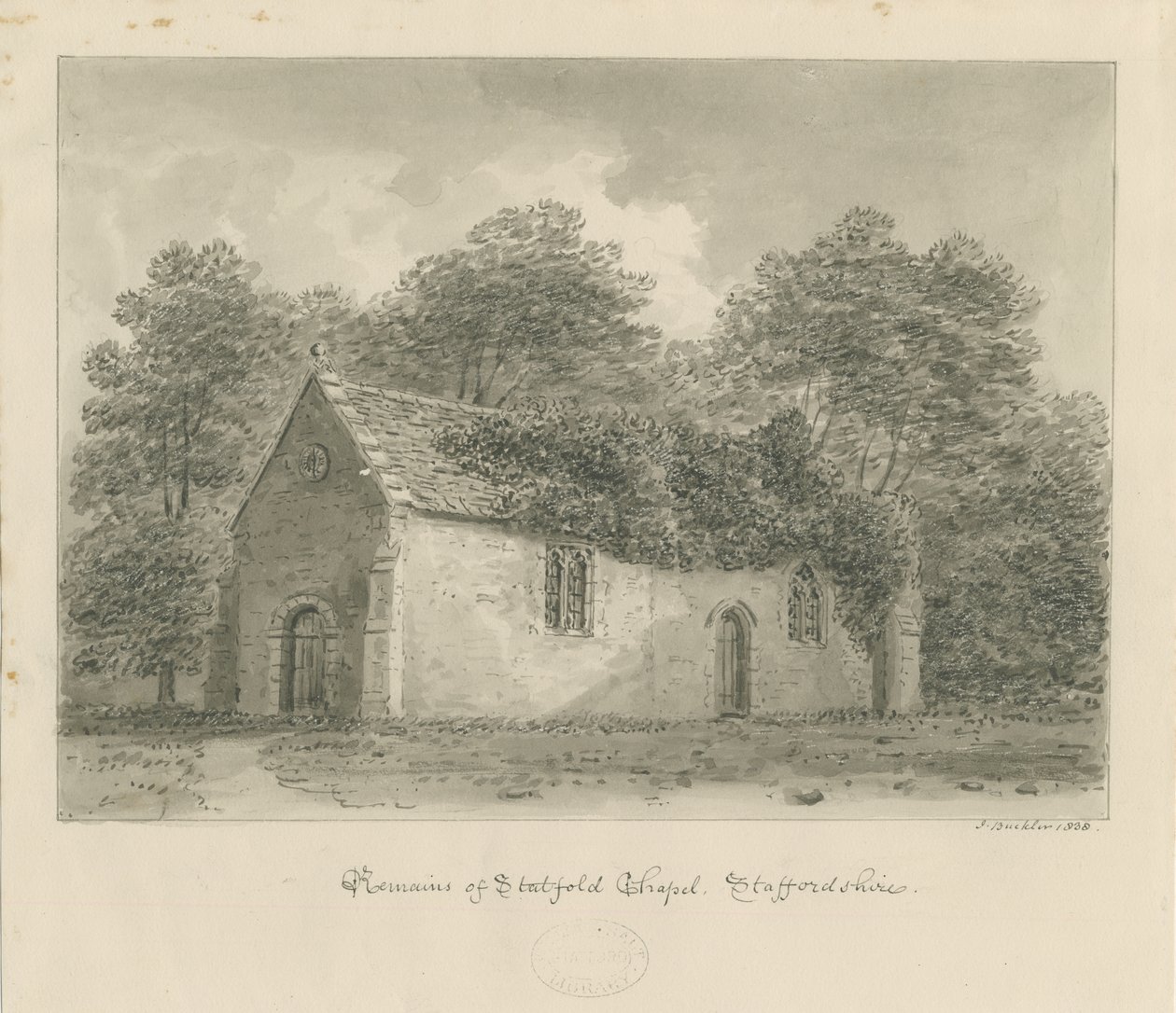 Chapelle de Statfold - John Buckler
