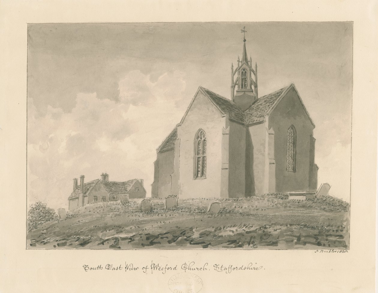 Église de Weeford - John Buckler