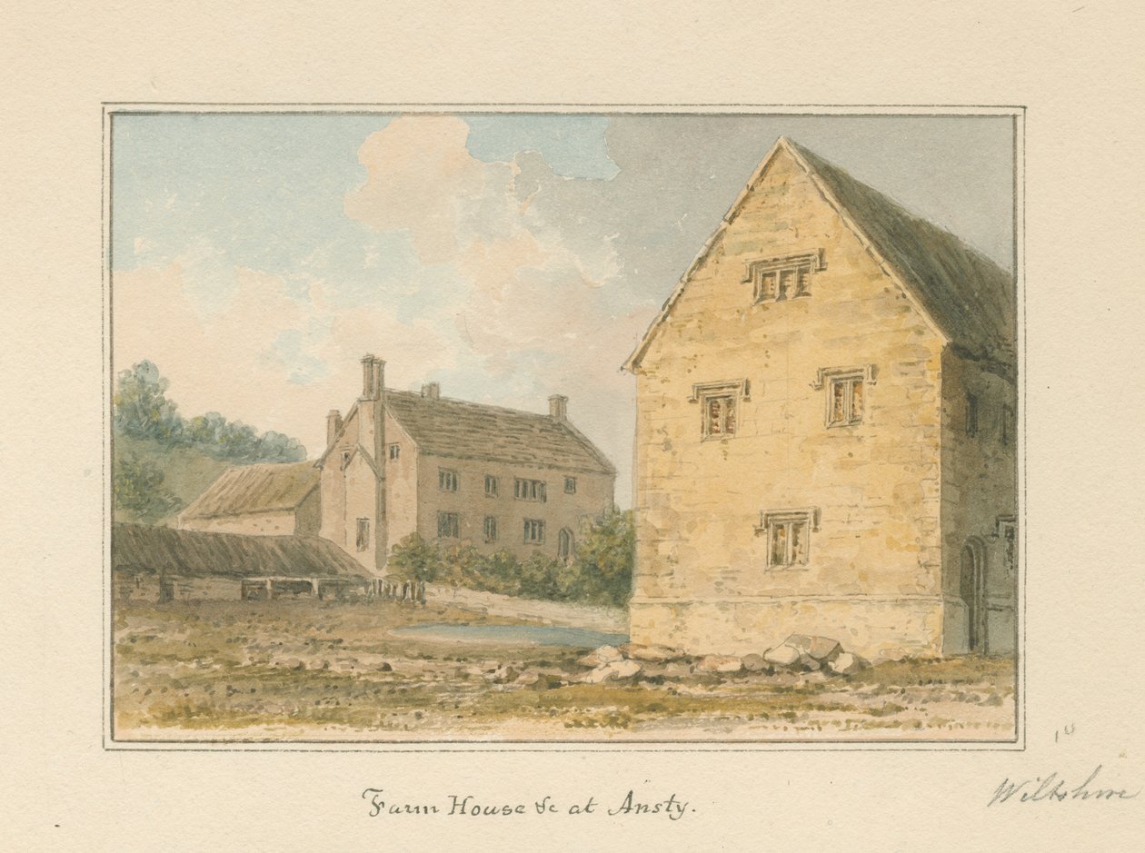 Wiltshire - Ansty - Ferme, 1817 - John Buckler