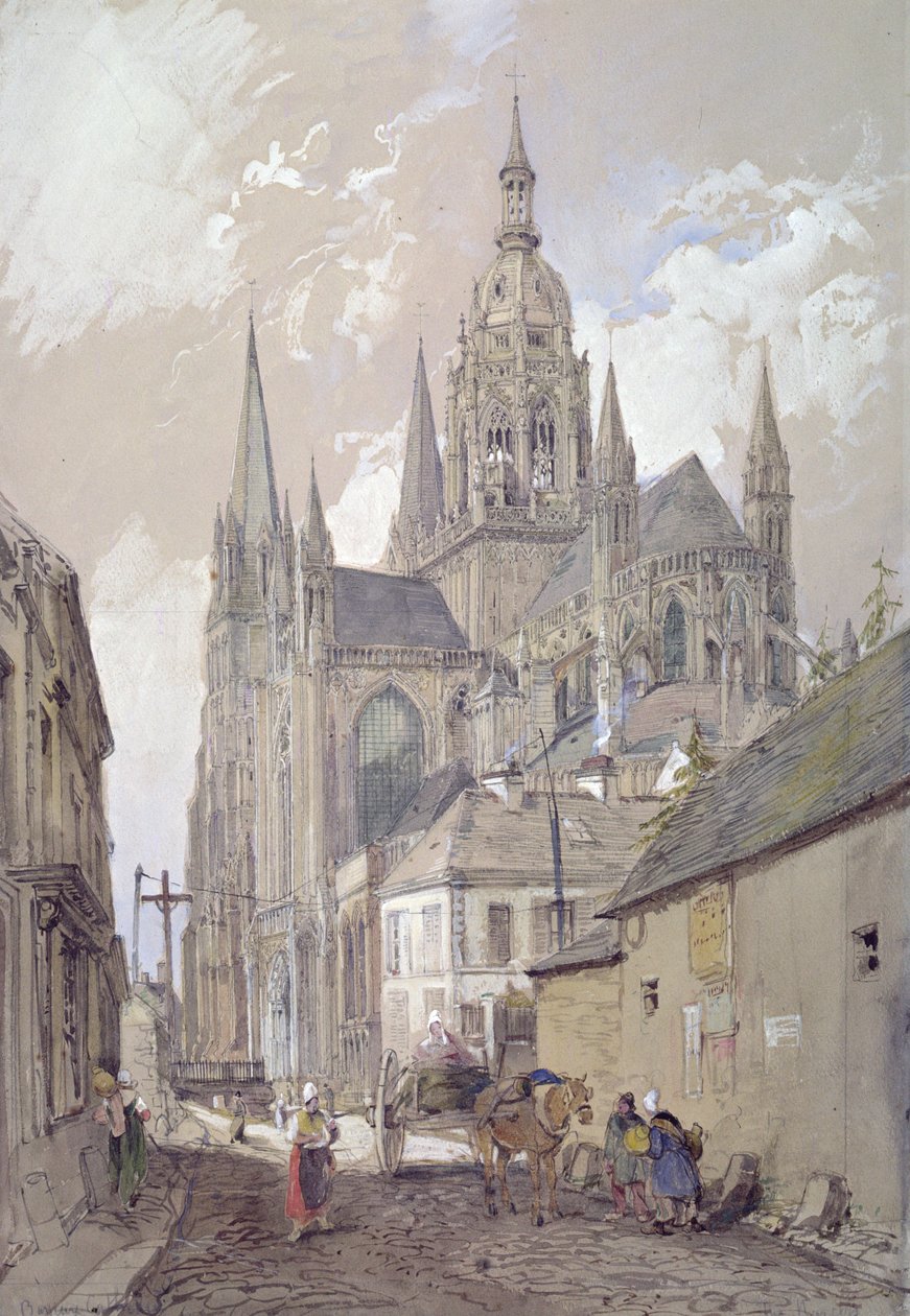 Cathédrale de Bayeux, vue du sud-est - John Burgess