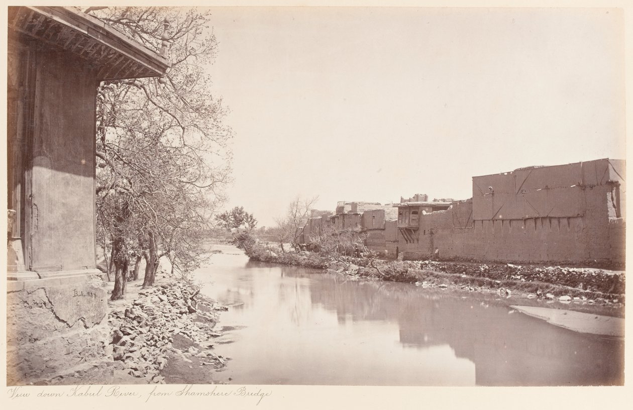 Vue de la rivière Kaboul - John Burke