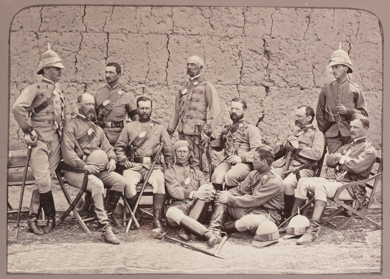 Officiers britanniques des Queen