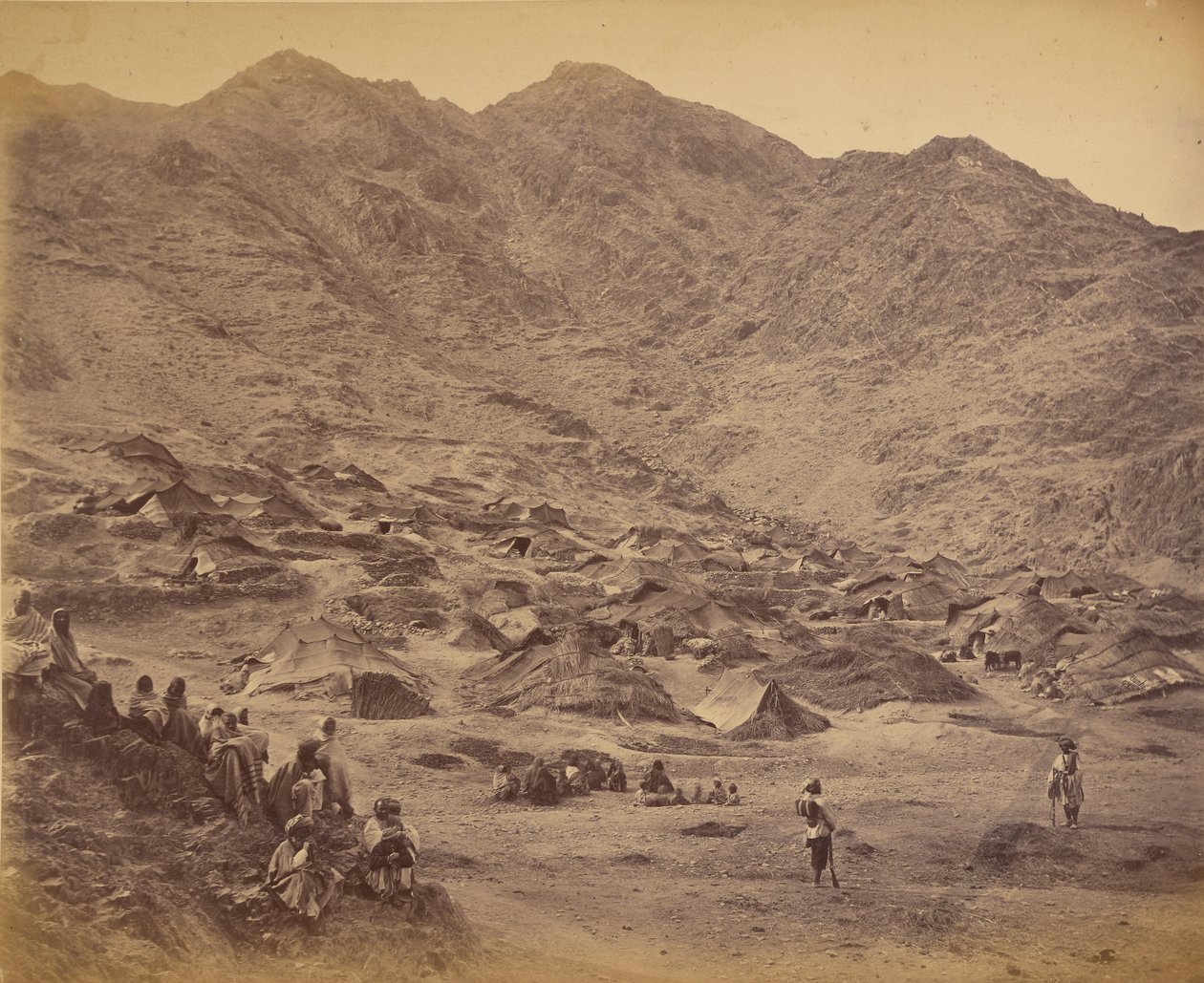 Village et campement Kutchi (Gipsy) près de Dakka - John Burke