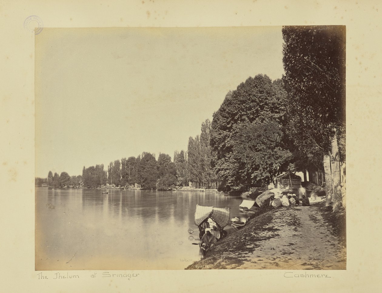 La Jhelum à Srinager. Cachemire - John Burke