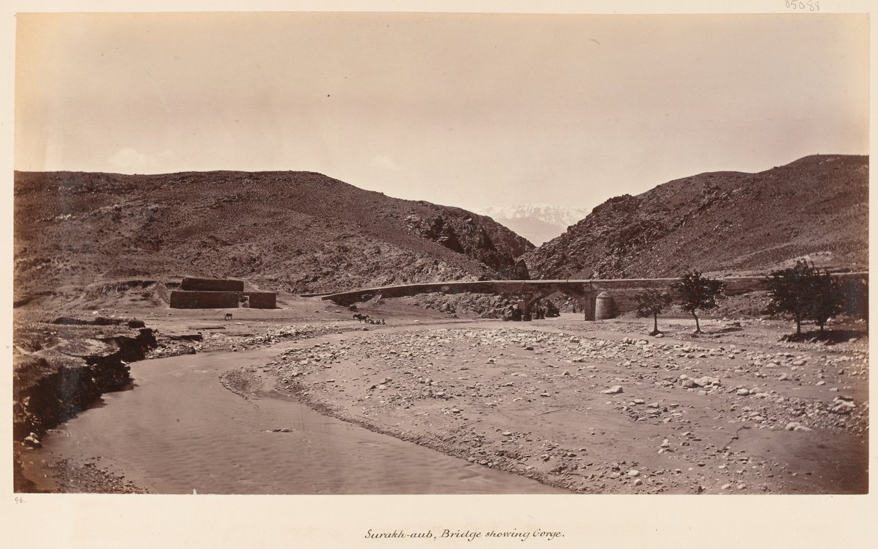 Le pont à Surakh-aub, 1879 - John Burke