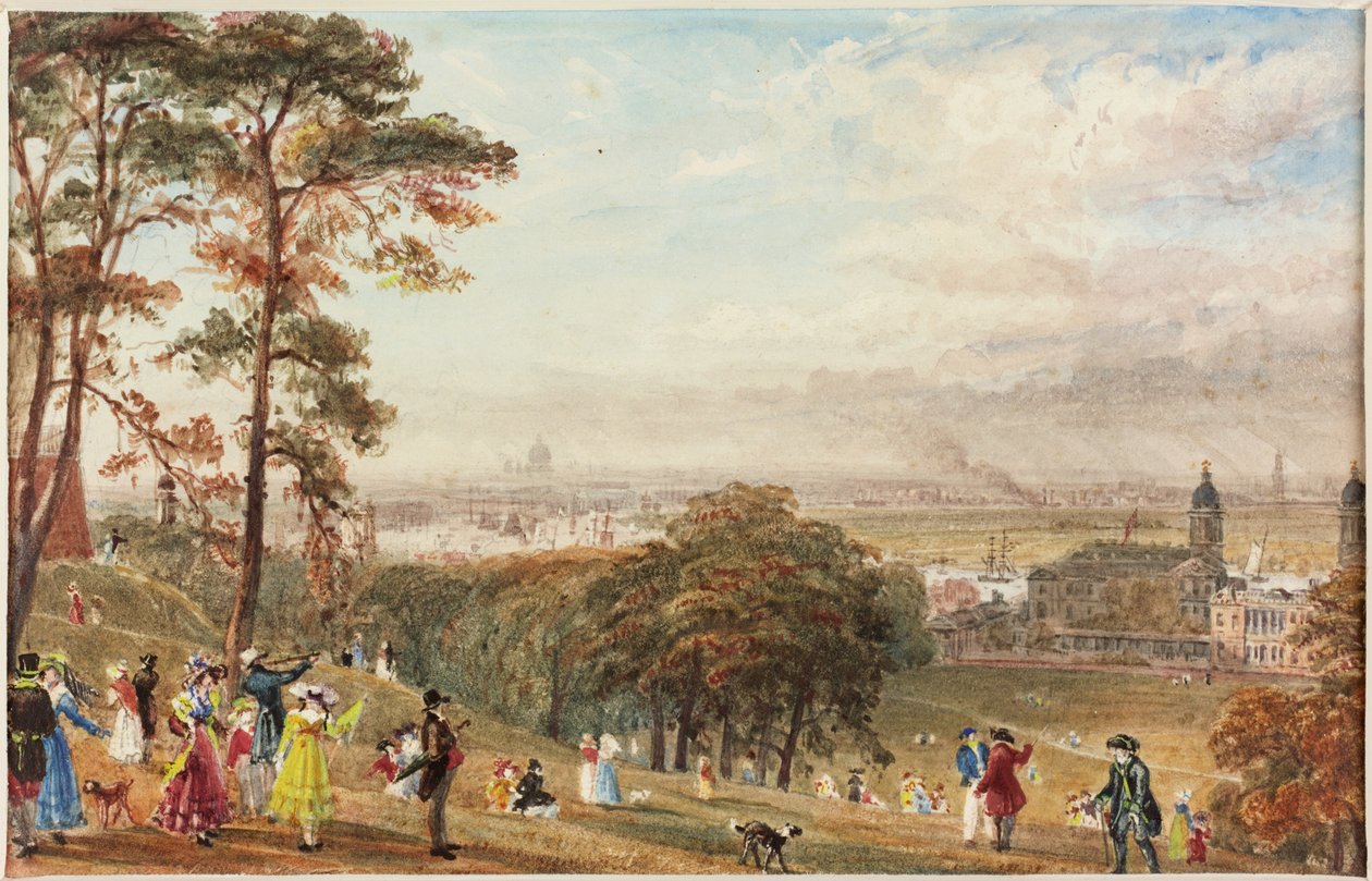 Londres depuis Greenwich - John Byrne