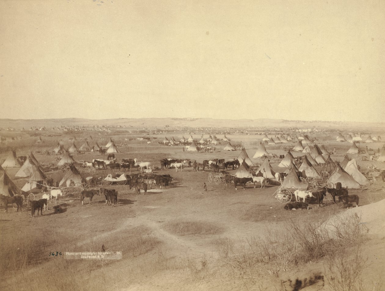 Camp indien hostile, 1891 - John C. H. Grabill