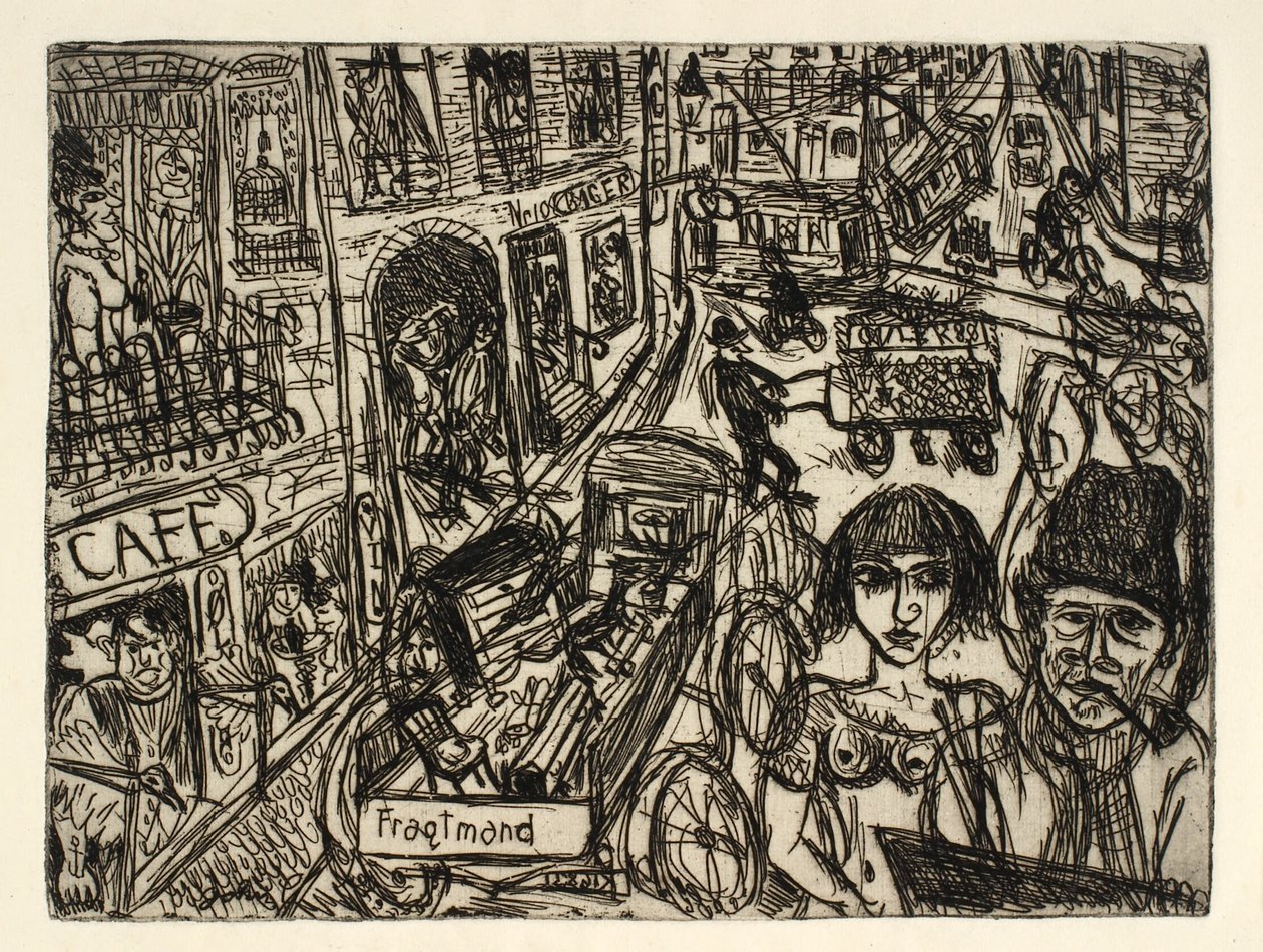 Vie de rue à Nørrebro - John Christensen