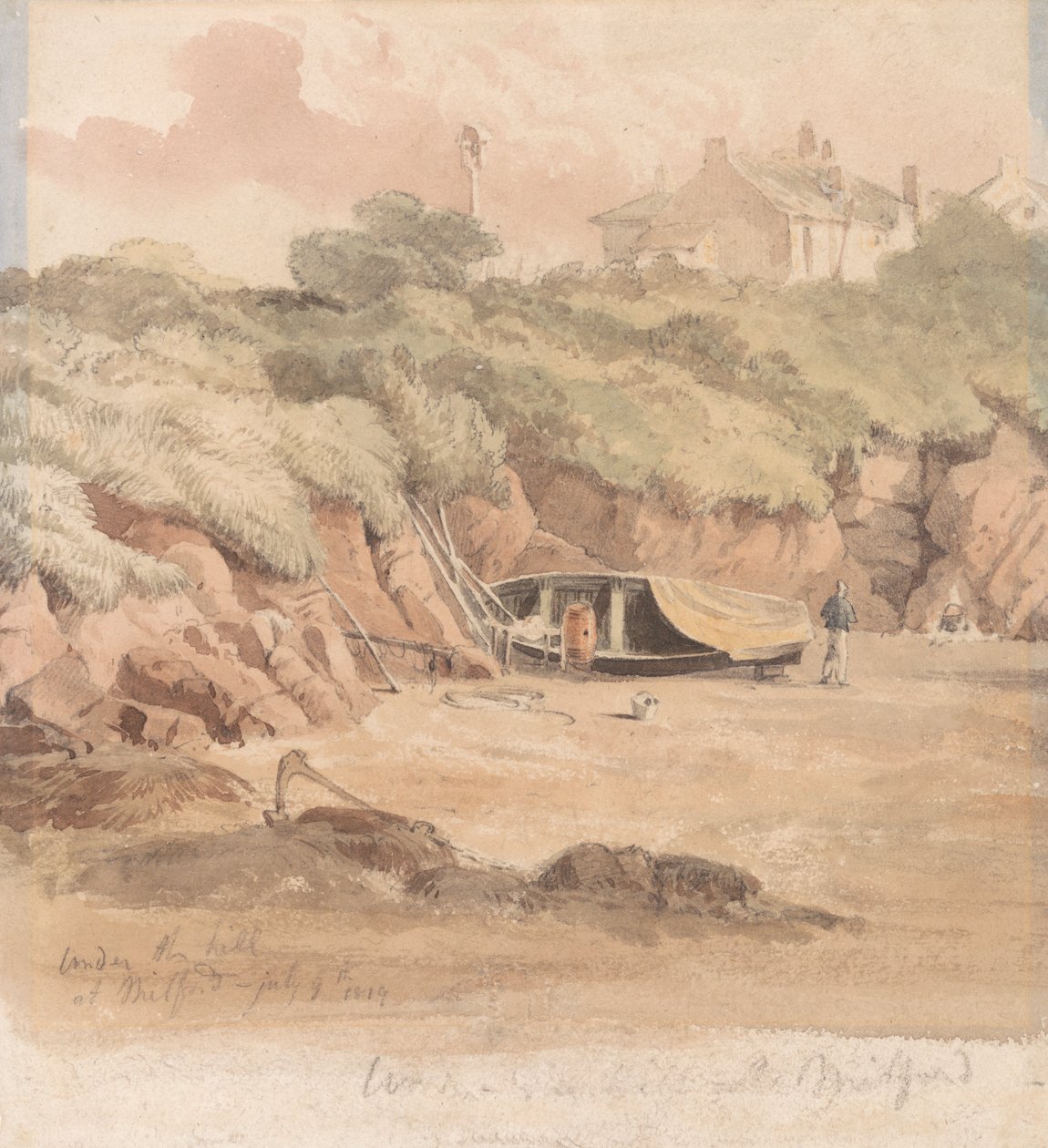Sous la colline à Milford - John Christian Schetky