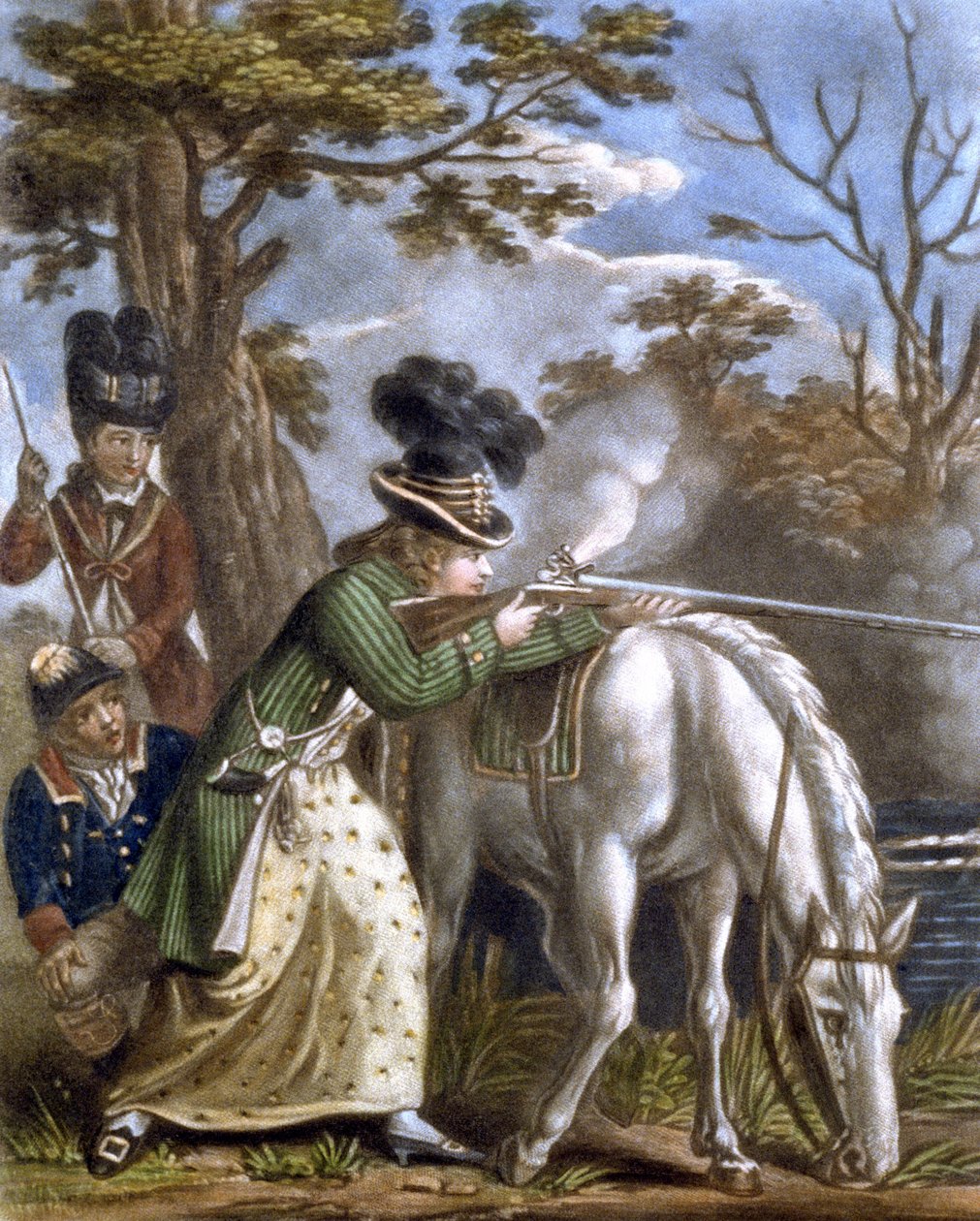 Le poney de tir des dames - John Collet