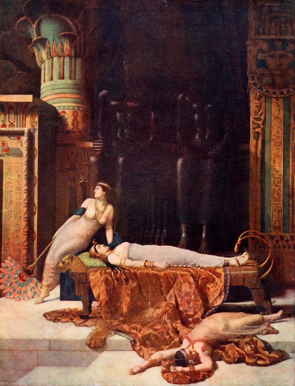 La mort de Cléopâtre, 1890 - John Collier
