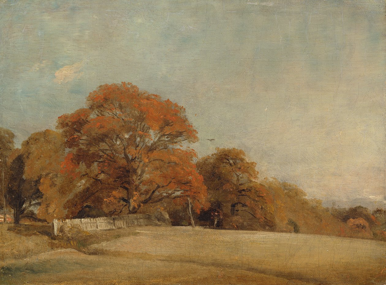 Un Paysage Automnal à East Bergholt, vers 1805-08 - John Constable